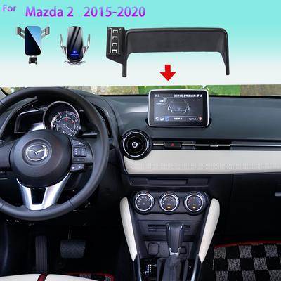 Автомобильный держатель для телефона для Mazda 2 Demio Хэтчбек 2015-2019 2020 Экран Подставка для мобильного телефона Автомобильные крепления Аксессуары для беспроводной зарядки