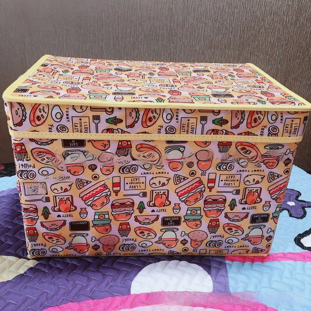 Collapsible Storage Bin With Hello Kitty Kuromi Print Design For Kids Room And Bedroom