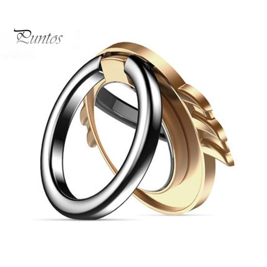 Mobile Phone Stand Magnetic 360-degree Rotation Ultra-thin Cell Phone Finger Ring Holder for Desktop