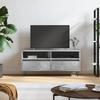 VidaXL TV Stand Concrete Grey 100x34.5x44.5 Cm Engineered Wood 831240