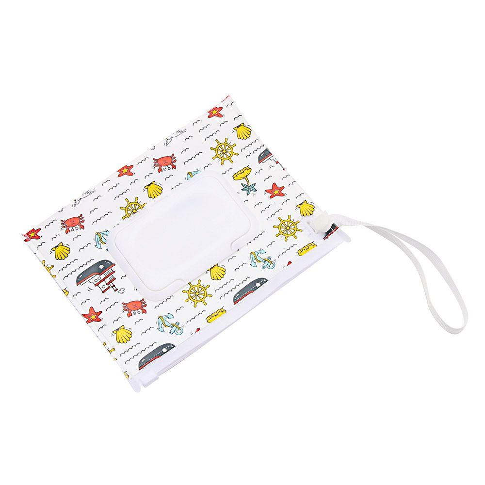 Outdoor Baby Product Flip Cover Tissue Box Stroller Accessories Cosmetic Pouch Wet Wipes Bag