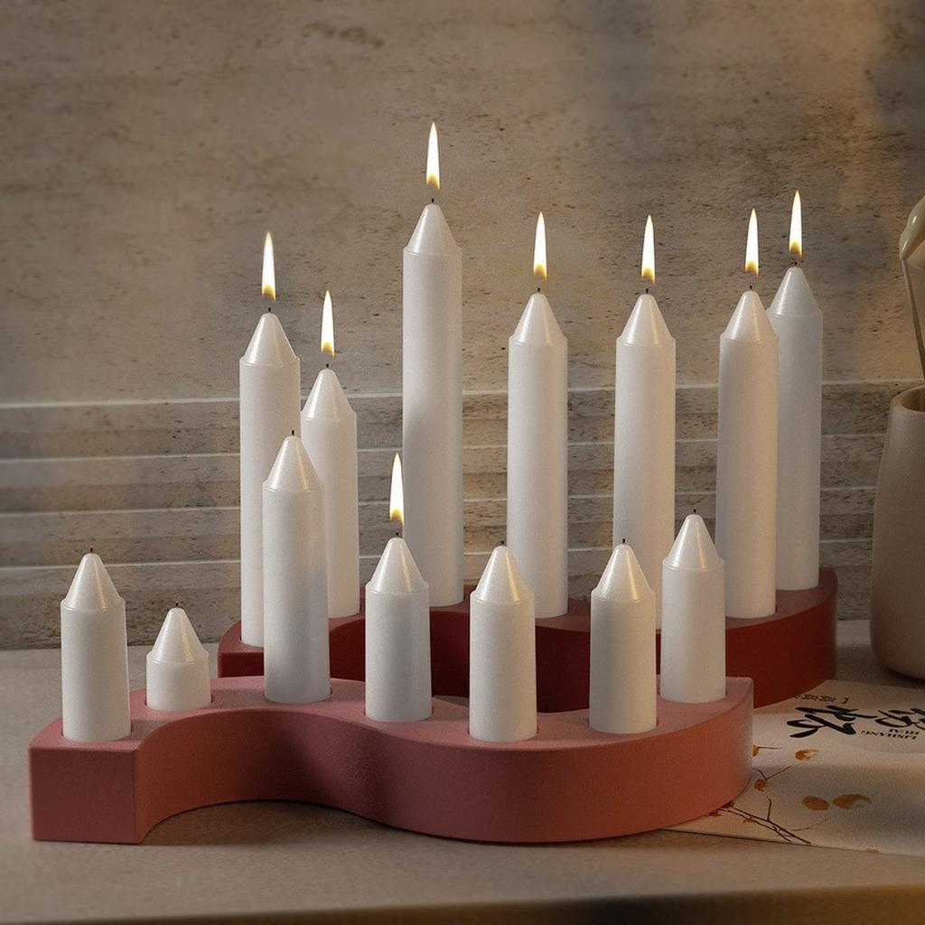 Силиконовая форма для цементного подсвечника, S-образная форма для подсвечника, бетонные гипсовые формы, форма из смолы, домашний декор