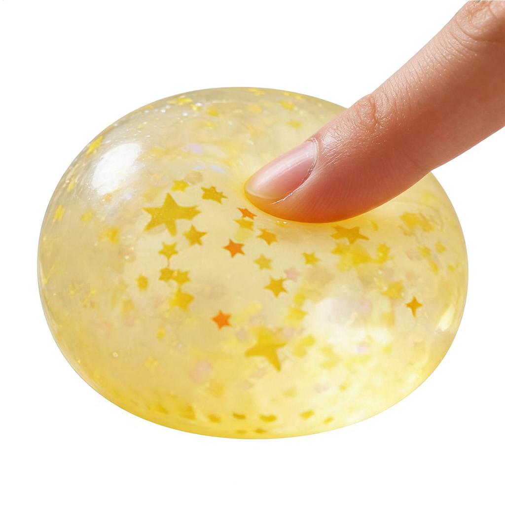 Stress-relieving Maltose Balls Slow-rebound Stress-relieving Balls Auroraa Sequin Squeeze Toys Glitter Squeeze Ball Stress Toys