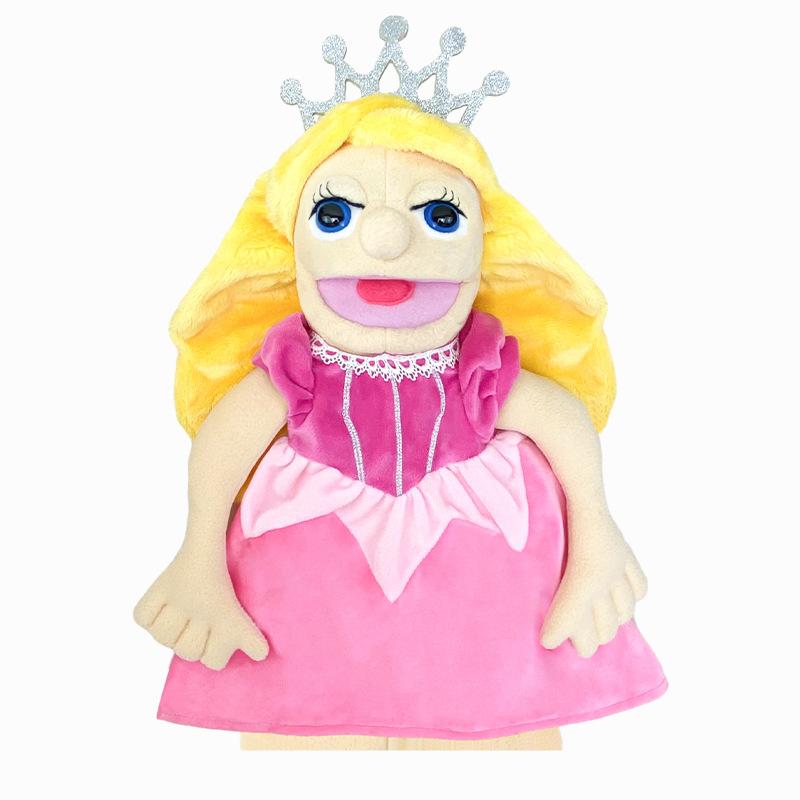 Profession Puppet Cartoon Professional Series Plush Toy Job Doctor Teacher Worker Famer Police Cosplay Kindgarten Role Play Gift