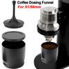 Coffee Dosing Funnel Aluminum Alloy Blind Shaker Fit 51mm/58mm Espresso Coffee Powder Collector Cup Home Barista Tools