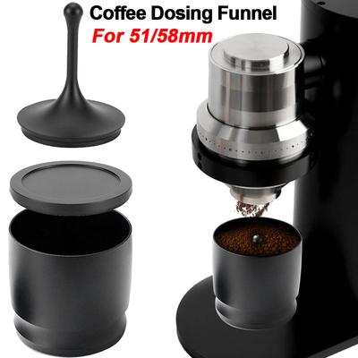 Воронка для дозирования кофе, алюминиевый сплав, слепой шейкер, подходит для 51 мм/58 мм, чашка для сбора кофейного порошка эспрессо, инструменты для домашнего бариста