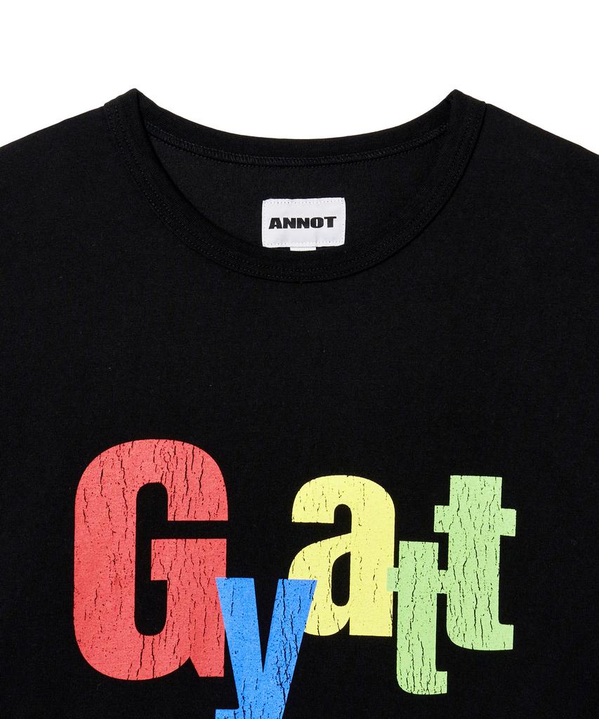 ANNOT Футболка Gyatt Washed Черная