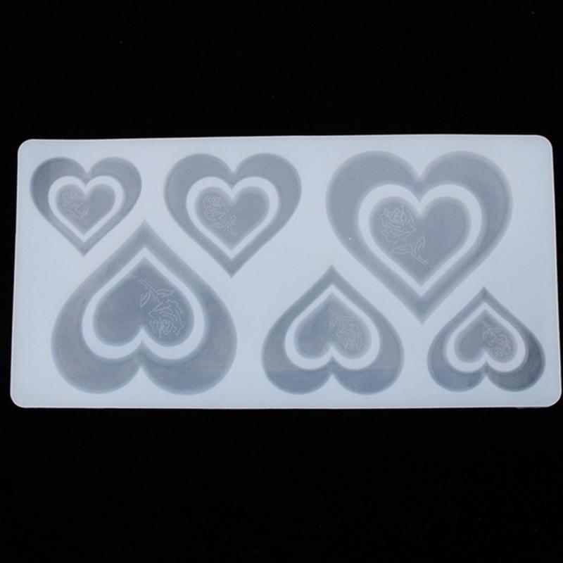 1 шт. сердце роза силиконовая форма для шоколада инструменты для украшения торта форма для кексов и печенья