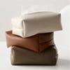 Artificial Leather Tissue Box Desktop Decoration Napkin Holder Tissue Storage Box  Living Room