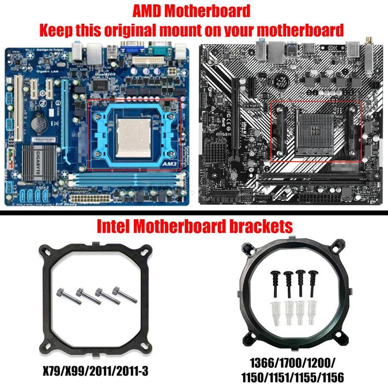 2 heatpipes X99 CPU Air Cooler PC Processor Ventilador For Intel LGA 1366 1150 1151 1155 1200 1700 2011 X79 AM3 AM4 AM5 Radiator