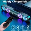 PC 6D Surround Speaker Wireless Bluetooth 5.0 Soundbar Home Wired Computer Stereo Subwoofer Sound Bar PC Laptop Theater TV Aux