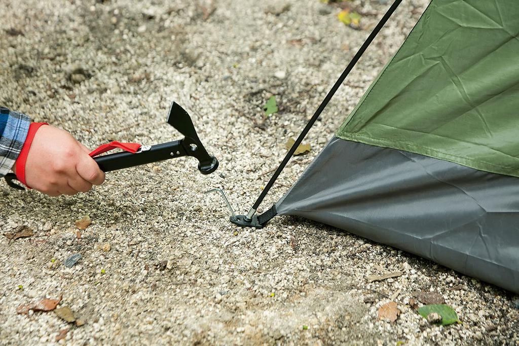 Takeda Corporation [Колышек для палатки Hammer] Черный 11×4×31 см Молоток для колышка PGH21-4BK
