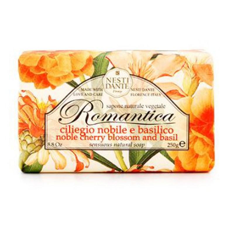 Nesti Dante Romantica Cherry Blossom & Basil Italian Scented Soap 250g, 1 pcs