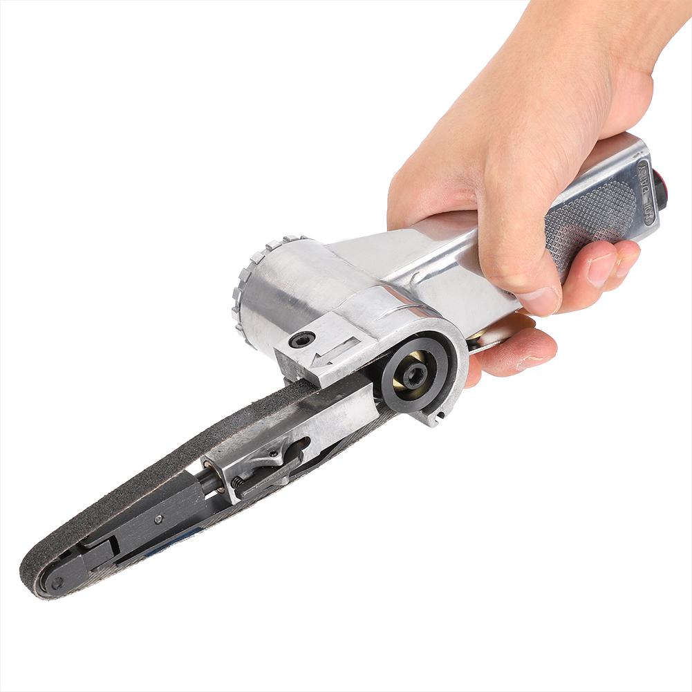 10mm Belt Pneumatic Belt Sander Sanding Grinding Polishing Machine for Woodworking Furniture