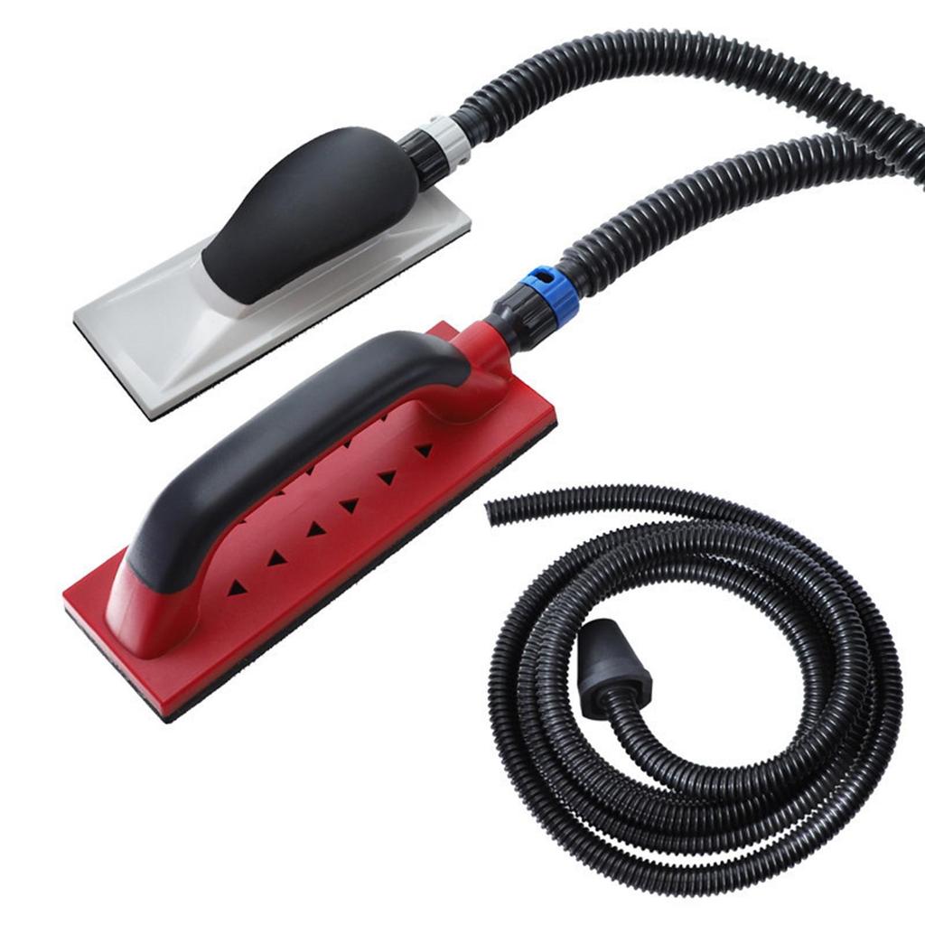 Dust-Free Sanding Block Sandpaper Holder Dust Extraction for Polishing 16 Inch
