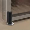 Magnetic Door Stopper Stainless Steel Heavy Duty Door Stop Black Nail-free Door Suction Door Holder Door Hardware