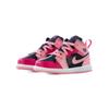 Кроссовки Air Jordan 1 Mid TD Coral Chalk Baby Pink Rush-Pink Black 640735-662