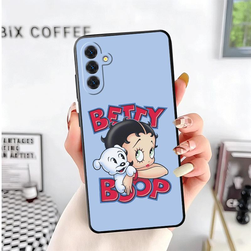 B-Bettys B-Boops Girl Soft Phone Case for Samsung A17 A37 A57 A16 A26 A36 A56 A15 A25 A35 A55 A14 A24 A34 A54 A13 A23 A33 A53 A5