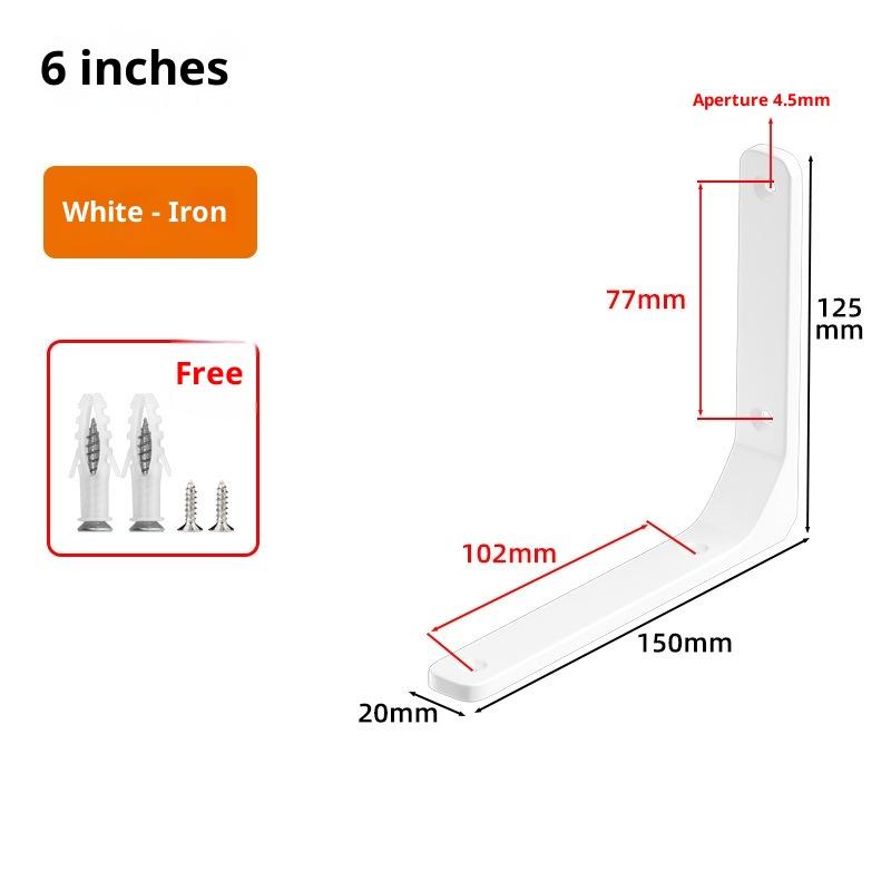 L-образный кронштейн для полки Треугольная опора Настенный угловой кронштейн Сверхпрочный угловой кронштейн для плавающих полок Стеллаж для хранения