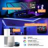USB RGB LED Strip Kit 1-30M Music Sync WiFi App Control Mode Sound Activated with 44Key Remote DC5V Power for Party PC Decoratio