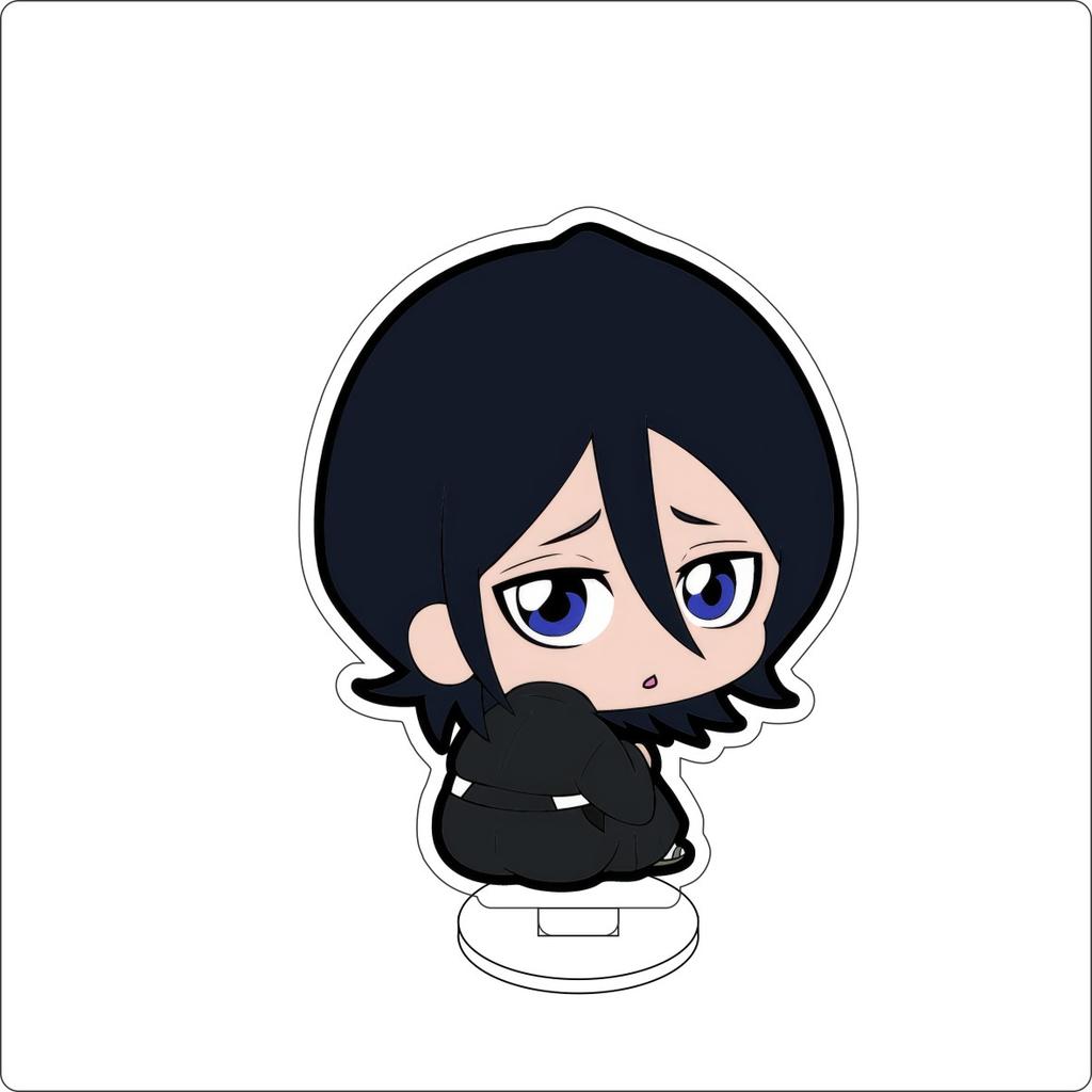 10 см Аниме BLEACH Фигурка Подставка Модель Грэммджоу Джагерджак/Урахара Киске/Куросаки Ичиго Милый Декор для Стола Стоячий Знак Подарки