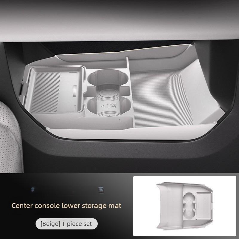 Для Jetour G700 2025 2026 Силиконовый ящик для хранения Автомобильный центральный нижний слой Поднос Многофункциональные аксессуары для хранения и организации