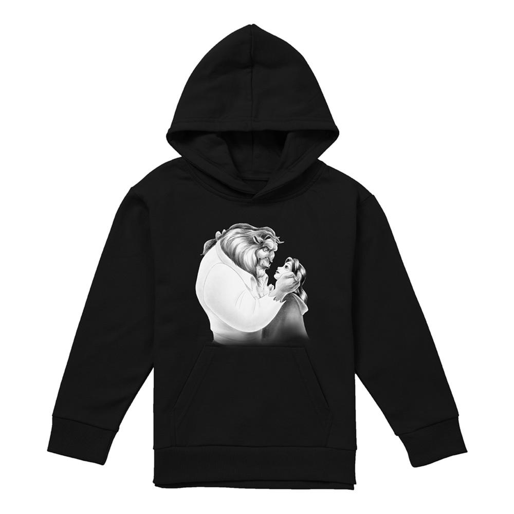 Beauty And The Beast Childrens/Kids Belle Beast Sketch Hoodie