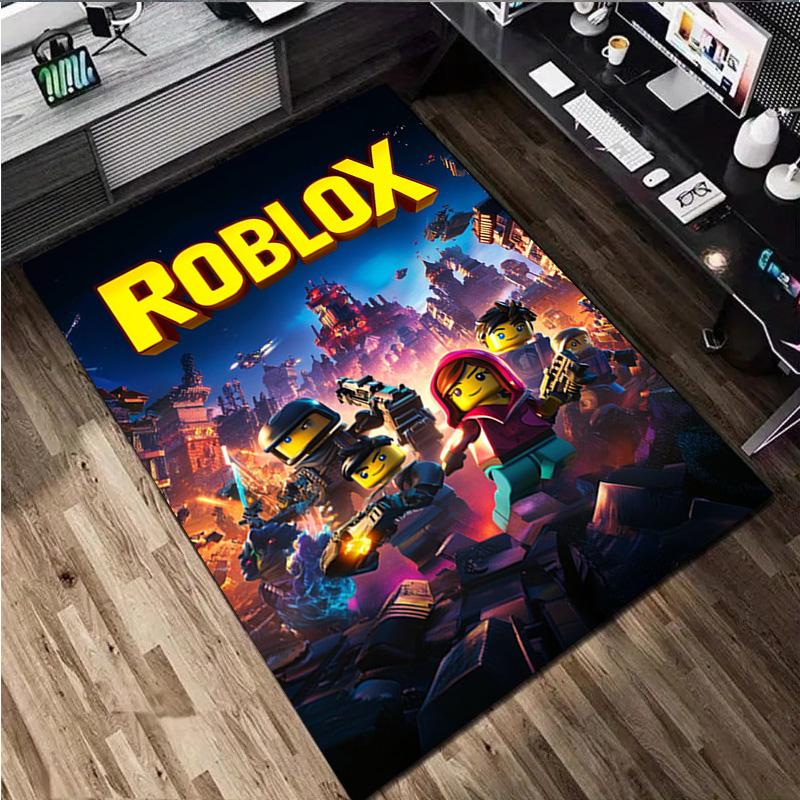 Roblox Home carpet Office Decorative Carpet For Living Room Bedroom Door Mat Floor Rug Computer Chair Area Rug