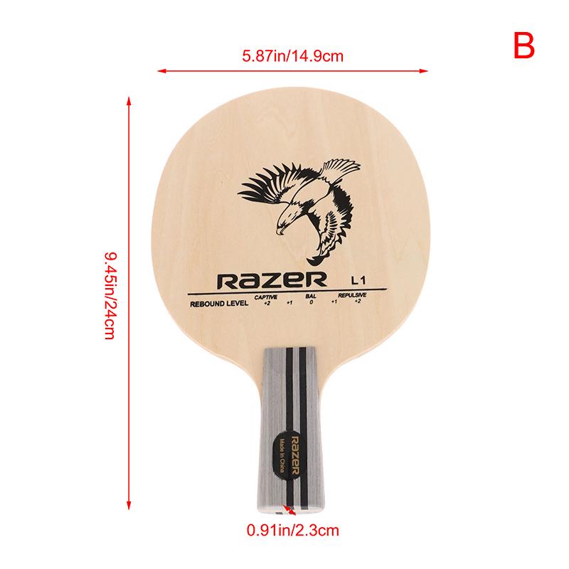 1Pc For L1 Table Tennis Blade Racket (5 Ply Wood ) Ping Pong Bat Paddle For Training Competition Table Tennis Carbon Plate Blade
