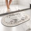 1 шт. Современный простой легкий роскошный коврик для ванной комнаты, нескользящий, впитывающий, коврик для туалета, двери туалета, грязевпитывающий, быстросохнущий коврик