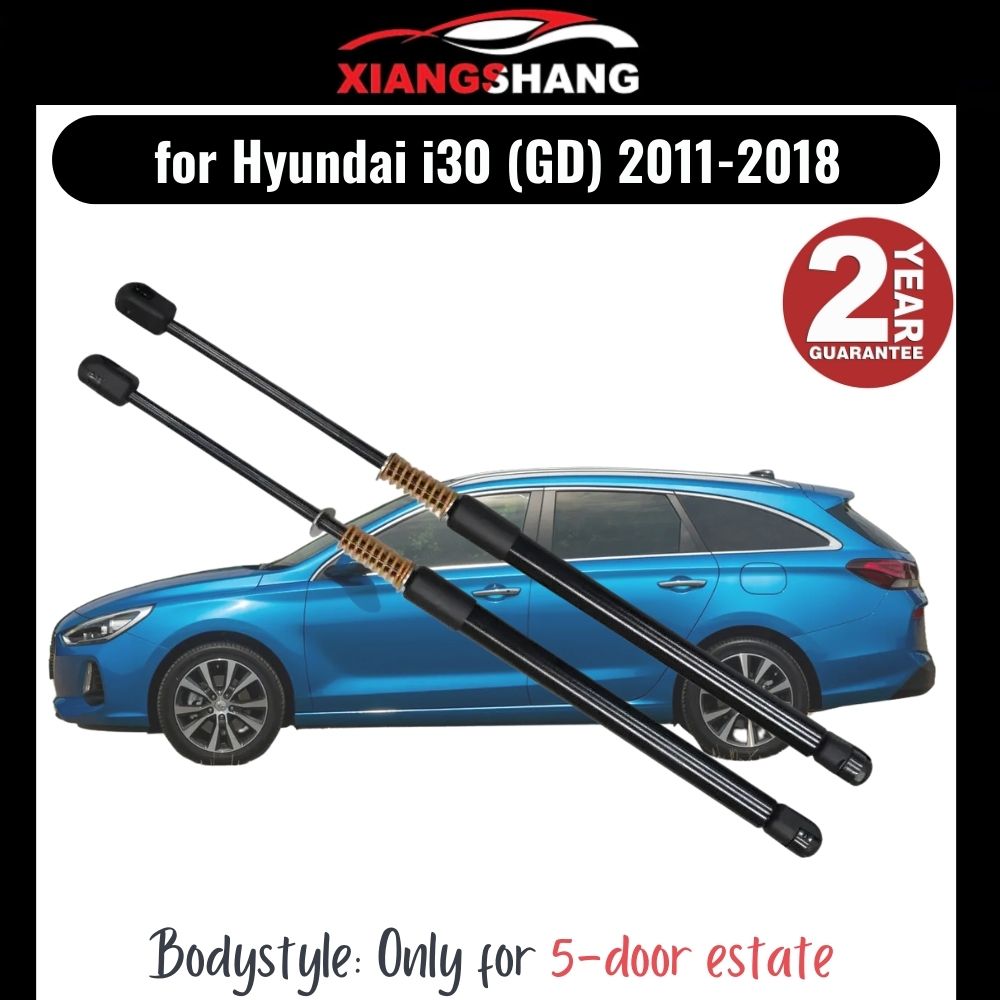 2pcs Rear Auto Open With Spring Damper for Hyundai i30 Tourer / Estate / Wagon (GD) 2011-2018 Trunk Boot Gas Charged Gas Struts