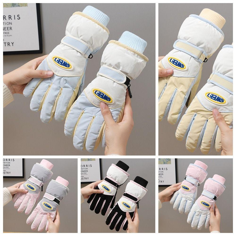 Keep Warm Snowboard Gloves Cycling Mittens Fashion Full Finger Mittens Outdooor
