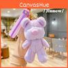 Colored Delightful Candy Plush Bear Keychain Cute Cartoon Pendant For Girls Stylish