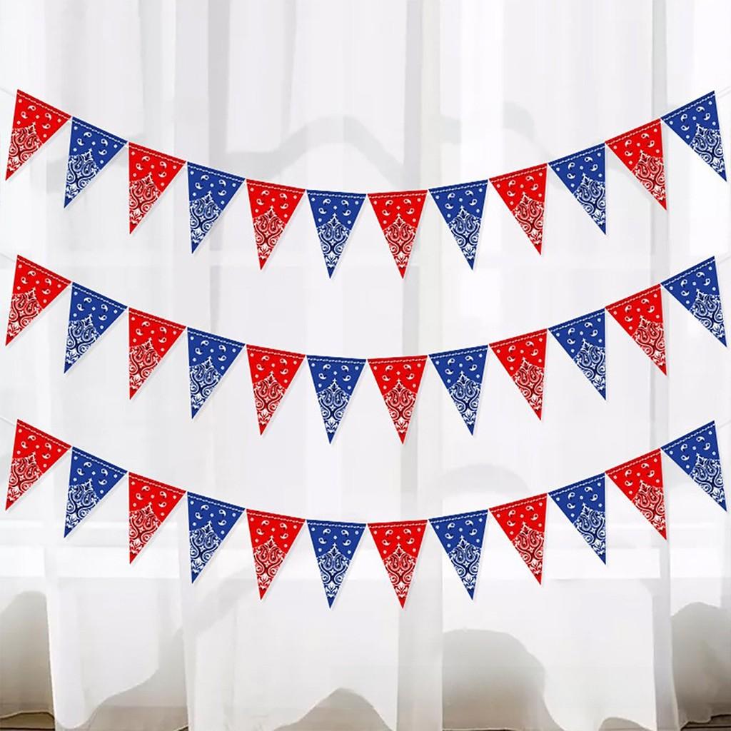 Набор баннеров для вечеринки в стиле западного ковбоя с бумажными треугольными флажками для празднования дня рождения