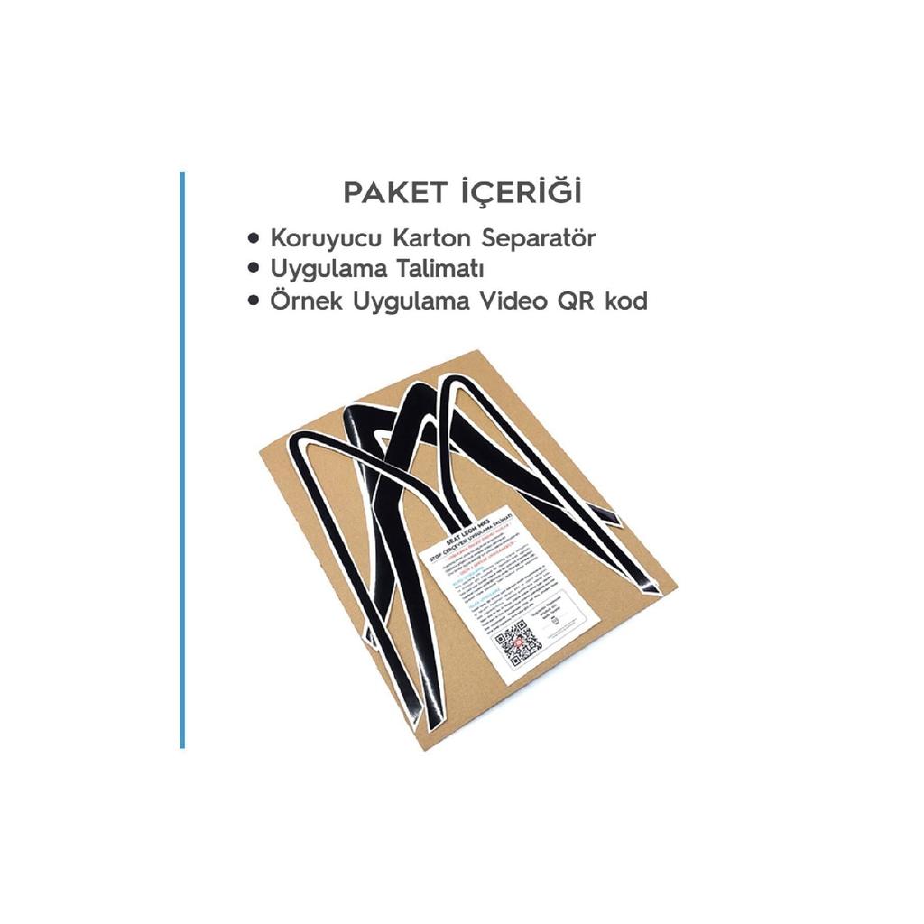 Совместимость с рамой Opel Astra J Stop / корпусом хэтчбека — глянцевая черная наклейка — простота нанесения — долговечность