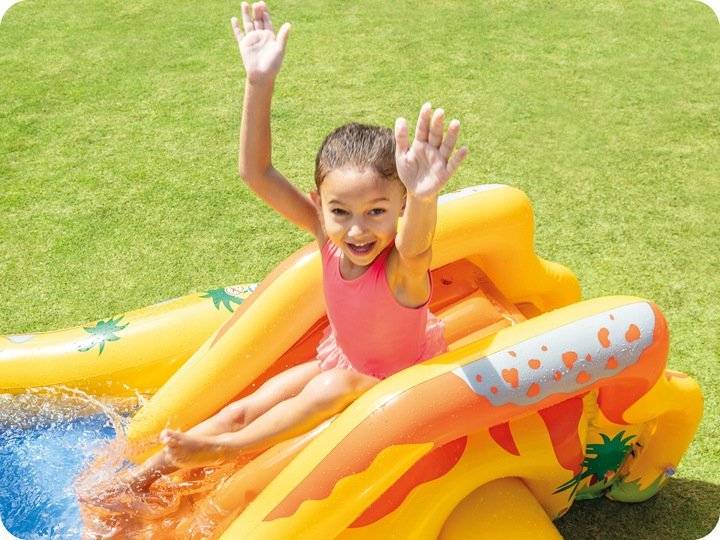 Надувная детская площадка Динозавры