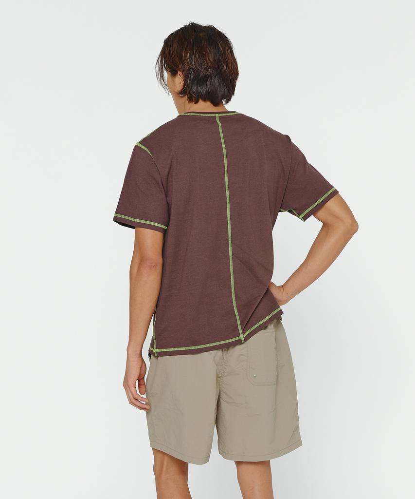 Umpa Brown Swim Club Футболка с коротким рукавом со стежками