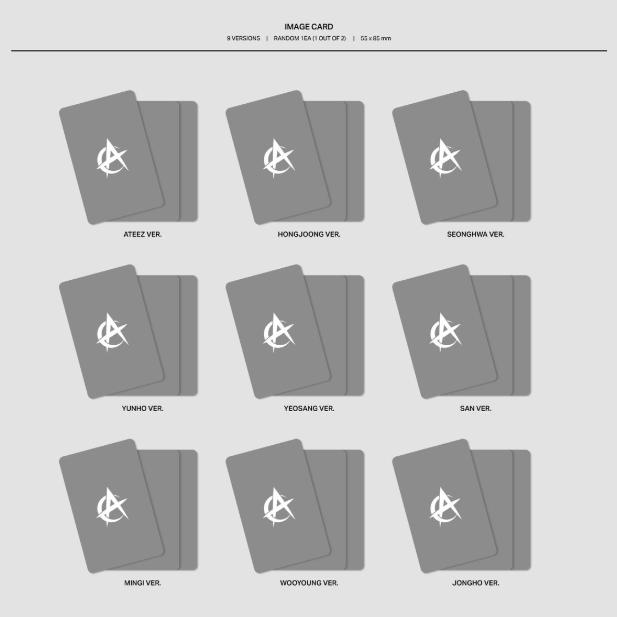 Предварительный заказ 12-го мини-альбома ATEEZ GOLDEN HOUR: Часть 3 POCAALBUM Полный комплект и TOKTOQ POB