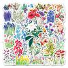 50Pc Cartoon Colorful Flowers Stickers Vtuber Luggage Stickers Mug Stickers Notebook Decoration Stickers