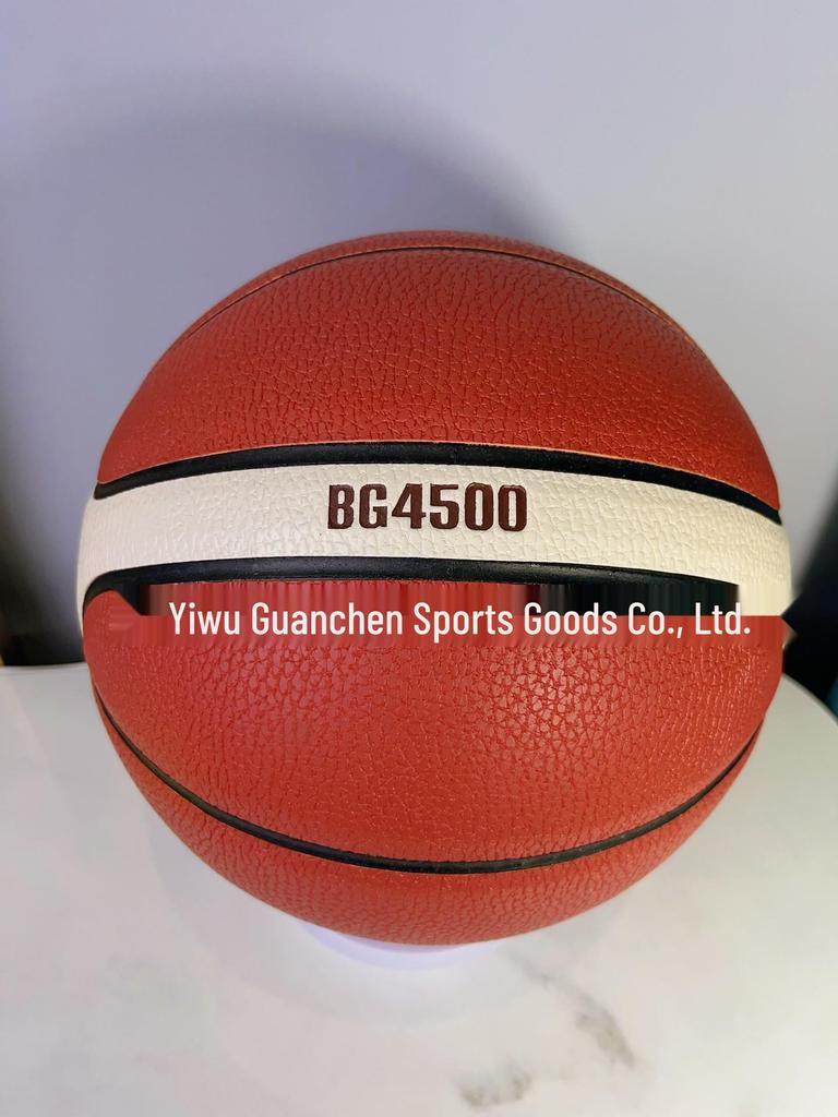 Durable PU BG4500 Size 7 Standard Indoor Competition Basketball for Adults