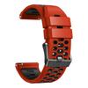For Suunto 7/9/9 Baro Dual-color Silicone Watch Band 24mm Multi-hole Design Quick Release Wristband Strap
