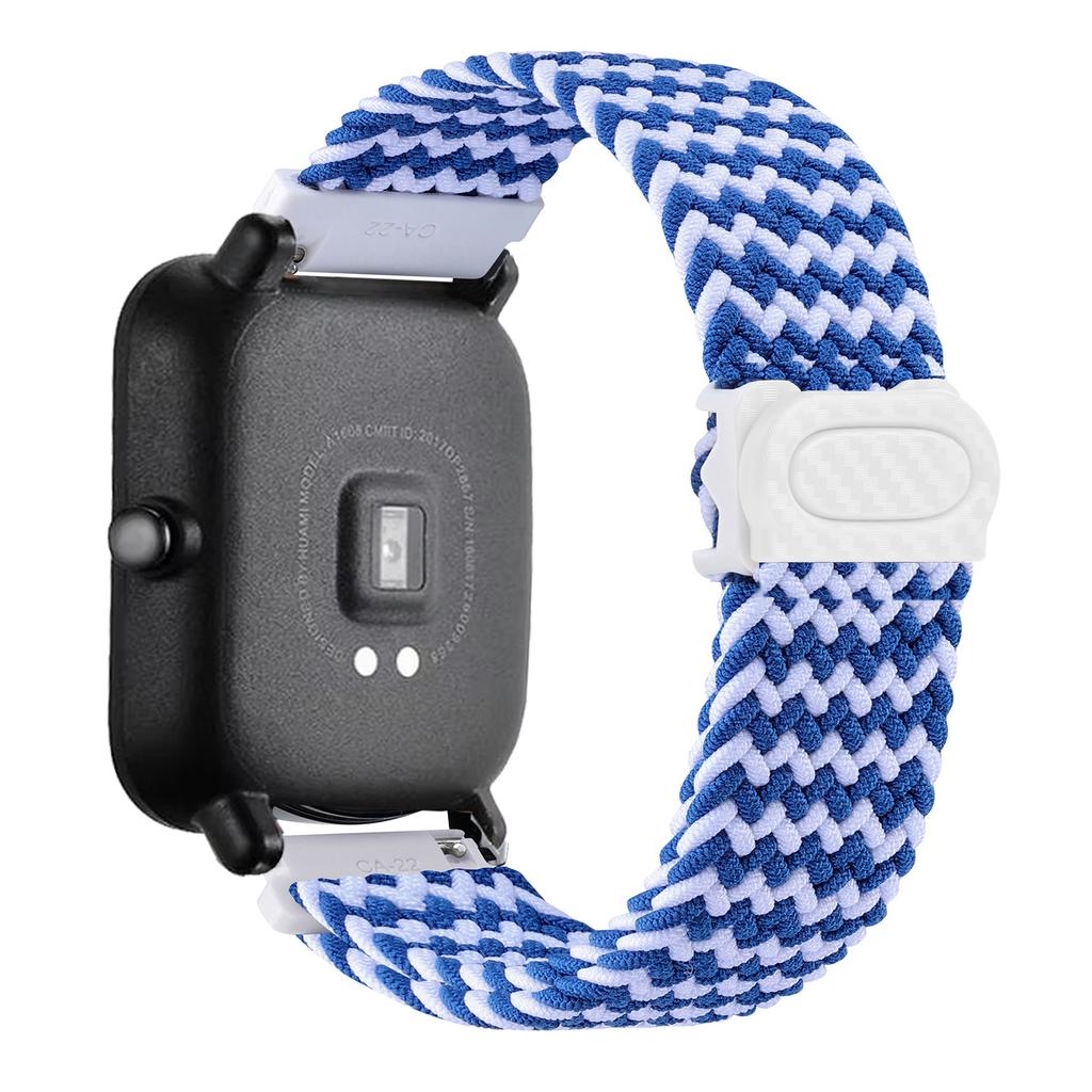 Для Amazfit bip 6/5/Balance/helio/GTS/4/2e/Mini/3/GTR/4/3/Pro ремешок Плетеный браслет correa huawei gt 5 4 20мм 22мм ремешки для часов