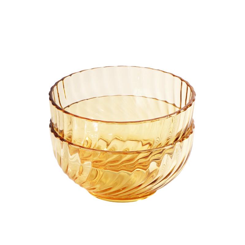 Набор стеклянных мисок для лапши Corning VISIONS Crystal Amber
