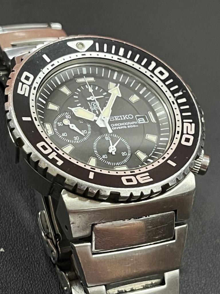 [USED] Rare Seiko Caesar Chronograph Watch, Chronodiver