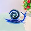 Керамические поделки Фигурки улиток Мини-украшения улитки Микро-ландшафт Стеклянная улитка Миниатюрная Подарок
