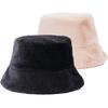 Всесезонная пушистая ведро с маленьким лицом, искусственная ведро, стильная, M, модная, XL, большая, повседневная, уличная, унисекс [LOVE MIYABI], мужская шляпа, легкая, эффектная,