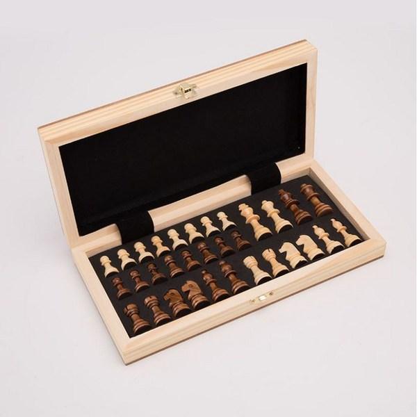 Деревянные магнитные шахматы Радуна, элитные 30 х 30 см, цвет дерева