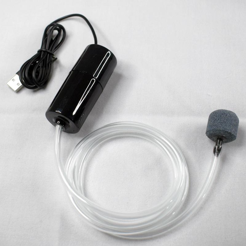 Ultra-Silent USB Portable Oxygen Pump for Fish Tanks and Aquariums