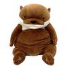 Shinada Global Mochi Series Mochi Otter Plush Toy, Brown (XXL), 50 X 50 X 65cm, MOKW-1800B