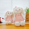 Cute Long-eared Rabbit Doll Gauze Skirt Rabbit Plush Toy Children's Soothing Doll Birthday Gift Lop-eared Rabbit Rag Doll